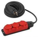 Удлинитель силовой UK-3e-3x1.5-5m-IP44(KG) с заземлением 3 розетки каучук 5м КГ 3х1.5кв.мм IP44 Эра Б0057579 Удлинитель силовой UK-3e-3x1.5-5m-IP44(KG) с заземлением 3 розетки каучук 5м КГ 3х1.5кв.мм IP44 Эра Б0057579