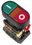 Кнопка APBB-22N "I-O" d22мм 1з+1р 240В неон IEK BBD10-APBB-K51 Кнопка APBB-22N "I-O" d22мм 1з+1р 240В неон IEK BBD10-APBB-K51