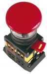 Кнопка "Грибок" AEAL-22 d22мм 1з+1р 240В с фиксацией красн. IEK BBG60-AEAL-K04 Кнопка "Грибок" AEAL-22 d22мм 1з+1р 240В с фиксацией красн. IEK BBG60-AEAL-K04