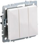 Выключатель 3-кл. СП BRITE ВС10-3-0-БрБ 10А бел. IEK BR-V30-0-10-K01 Выключатель 3-кл. СП BRITE ВС10-3-0-БрБ 10А бел. IEK BR-V30-0-10-K01