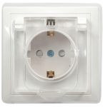 Розетка 1-м СП Кварта РСбш10-3-ККБ-44 16А IP44 с заземл. защ. шторки с крышкой керамика бел. IEK ERK70-K01-10-DM-44 Розетка 1-м СП Кварта РСбш10-3-ККБ-44 16А IP44 с заземл. защ. шторки с крышкой керамика бел. IEK ERK70-K01-10-DM-44