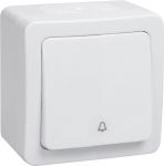 Выключатель кнопочный 1-кл. ОП Гермес Plus 10А IP54 ВСк20-1-0-ГПБ цвет клавиши: бел. бел. IEK EVMP13-K01-10-54-EC Выключатель кнопочный 1-кл. ОП Гермес Plus 10А IP54 ВСк20-1-0-ГПБ цвет клавиши: бел. бел. IEK EVMP13-K01-10-54-EC