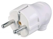 Вилка угловая ВПу11-01-Ст разборная с заземл. 16А бел. IEK EVP11-16-01-K01 Вилка угловая ВПу11-01-Ст разборная с заземл. 16А бел. IEK EVP11-16-01-K01