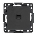 Розетка телефонная 1-м Стокгольм механизм черн. PROxima EKF EZT01-034-10 Розетка телефонная 1-м Стокгольм механизм черн. PROxima EKF EZT01-034-10