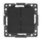 Переключатель проходной 2-кл. Стокгольм 10А механизм черн. PROxima EKF EZV10-027-10 Переключатель проходной 2-кл. Стокгольм 10А механизм черн. PROxima EKF EZV10-027-10