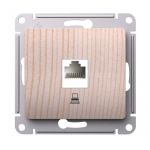 Розетка компьютерная Glossa RJ45 кат.5Е механизм сосна SE GSL001581K Розетка компьютерная Glossa RJ45 кат.5Е механизм сосна SE GSL001581K
