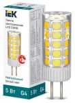Лампа светодиодная Corn 5Вт капсульная 4000К нейтр. бел. G4 12В керамика IEK LLE-Corn-5-012-40-G4 Лампа светодиодная Corn 5Вт капсульная 4000К нейтр. бел. G4 12В керамика IEK LLE-Corn-5-012-40-G4