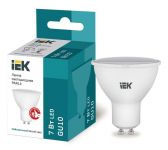 Лампа светодиодная Eco 7Вт PAR16 софит 4000К нейтр. бел. GU10 230В IEK LLE-PAR16-7-230-40-GU10 Лампа светодиодная Eco 7Вт PAR16 софит 4000К нейтр. бел. GU10 230В IEK LLE-PAR16-7-230-40-GU10