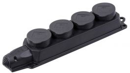 Колодка удлинителя 4-м IP44 Омега РБ34-1-0м с защ. крышкой каучук IEK PKR64-016-2-K02 Колодка удлинителя 4-м IP44 Омега РБ34-1-0м с защ. крышкой каучук IEK PKR64-016-2-K02