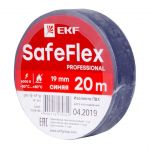 Изолента ПВХ 19мм (рул.20м) син. SafeFlex EKF plc-iz-sf-s Изолента ПВХ 19мм (рул.20м) син. SafeFlex EKF plc-iz-sf-s