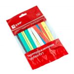 Набор трубок термоусадочных ТУТ нг тонкостен. 12/6 (7 цветов по 3шт 100мм) EKF tut-n-12 Набор трубок термоусадочных ТУТ нг тонкостен. 12/6 (7 цветов по 3шт 100мм) EKF tut-n-12