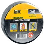 Изолента ПВХ 0.13х15мм (рул.10м) черн. IEK UIZ-13-10-10M-K02 Изолента ПВХ 0.13х15мм (рул.10м) черн. IEK UIZ-13-10-10M-K02
