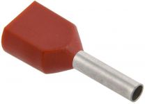 Наконечник НШВИ(2) 0.75-8 темн. красн. (уп.100шт) IEK UTE10-D75-100 Наконечник НШВИ(2) 0.75-8 темн. красн. (уп.100шт) IEK UTE10-D75-100