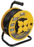 Удлинитель на катушке 4х50м с заземл. 16А IP44 Industrial plus УК50 3х1.5 термозащита IEK WKP15-16-04-50-44 Удлинитель на катушке 4х50м с заземл. 16А IP44 Industrial plus УК50 3х1.5 термозащита IEK WKP15-16-04-50-44